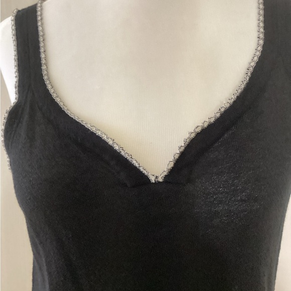 Sigrid Olsen Black Fitted Sleeveless Camisole Sz M - Picture 2 of 10